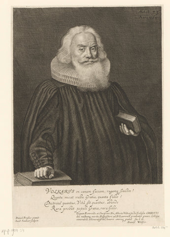 Portret van Albrecht Volckhard, Jakob von Sandrart, 1666 Canvas Print