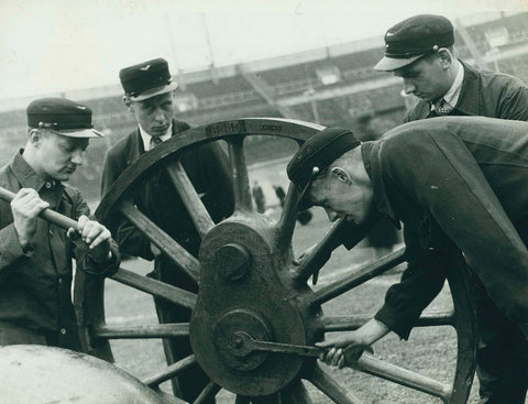 First national liberation party in the Olympic Stadium: commemoration railway demonstration, Cas Oorthuys, 1945 Canvas Print