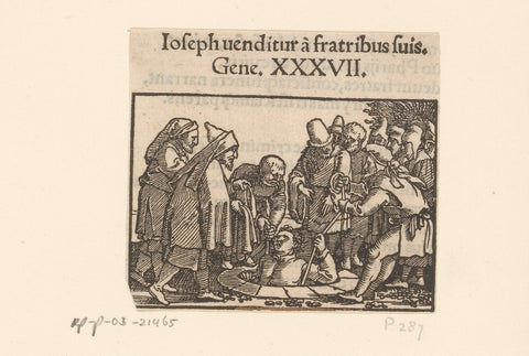 Jozef in de put, anonymous, 1530 - 1533 Canvas Print
