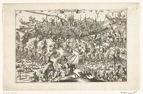 Siege of Tournai, 1709, anonymous, 1709 Canvas Print