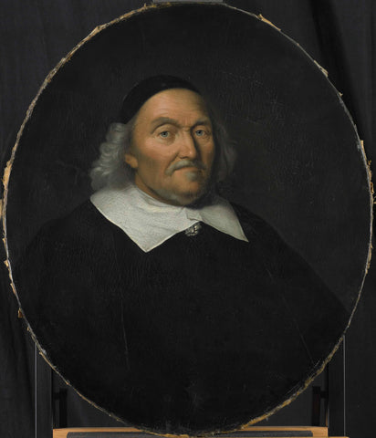 Portrait of Hendrik Nobel, Director of the Rotterdam Chamber of the Dutch East India Company, elected 1625, Pieter van der Werff, 1695 - 1722 Canvas Print