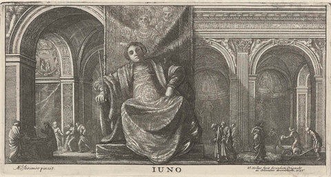 Juno, Wenceslaus Hollar, 1646 Canvas Print