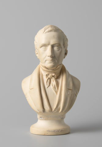 Bust of Guillaume Groen van Prinsterer (1801-1876), Theo Simons, 1876 Canvas Print