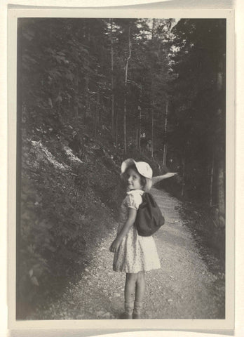 Isabel Wachenheimer stationary on a mountain path near the Eibsee, August 1932, anonymous, 1932 Canvas Print