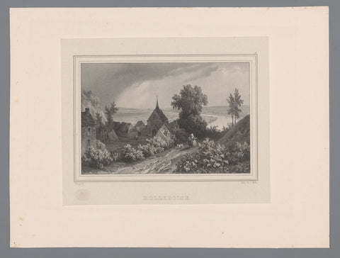 View of Rolleboise, Isodore-Laurent Deroy, 1829 - 1831 Canvas Print