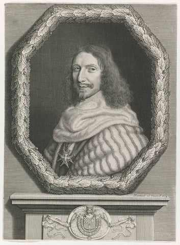 Portret Nicolas Potier de Novion, Robert Nanteuil, 1658 Canvas Print