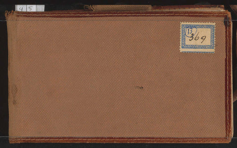 Sketchbook with 33 sheets, Anton Mauve, 1876 - c. 1879 Canvas Print