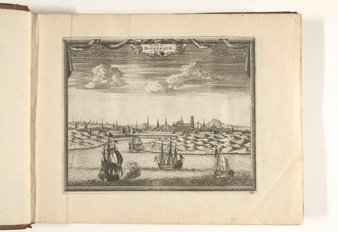 View of Dunkirk, 1726, anonymous, 1726 Canvas Print