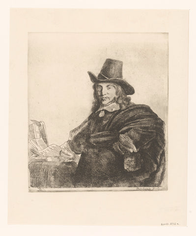 Jan Asselijn, painter ('Krabbetje'), anonymous, after 1646 Canvas Print