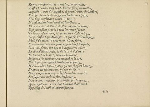 French poem on the Nymphs of the Amstel, page 3, Crispijn van de Passe (II), 1640 Canvas Print