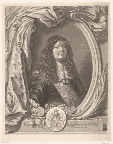 Portret van François Joseph de Fegely, Johann Jakob Thurneysen (I), 1676 Canvas Print