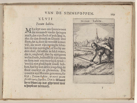 XLVII tecum habita, Roemer Visscher, 1614 Canvas Print