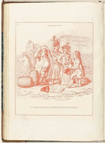 Committee of French Rekwisities, 1795, anonymous, 1799 Canvas Print