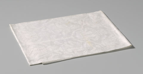 Linen damask napkin with the tree of Jesse, 1600 - 1625 Canvas Print