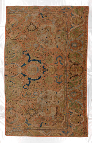 Fragment of a silk carpet, anonymous, c. 1600 - c. 1625 Canvas Print