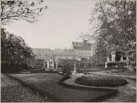 Garden with garden house, on the south side, 1978 Canvas Print