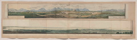 Panorama of Algoa Bay from its western shore, Robert Jacob Gordon (attributed to), 1778 Canvas Print