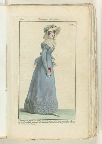 Journal des Dames et des Modes 1822, Costume Parisien (2097), anonymous, 1822 Canvas Print