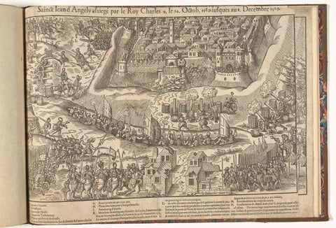 Siege of Saint-Jean d'Angély, 1569, Jean Perrissin, 1570 Canvas Print