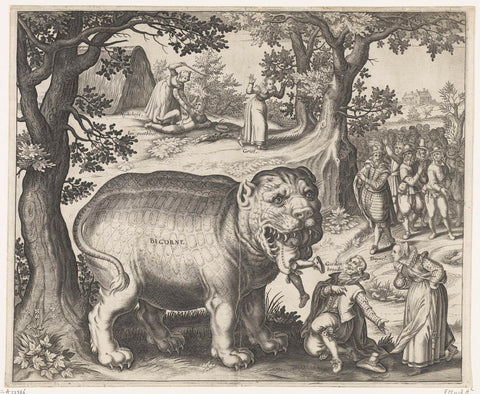 Bigorne, anonymous, 1600 - 1650 Canvas Print