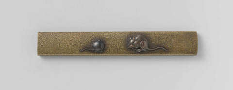 Sword knife hilt, Masayuki (possibly), 1500 - 1900 Canvas Print