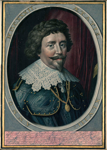 Portrait of Frederik Hendrik, Willem Jacobsz. Delff, 1632 Canvas Print