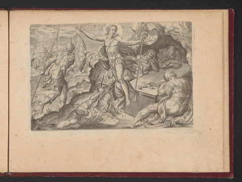 Opstanding, Philips Galle (workshop of), 1573 Canvas Print