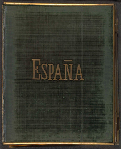 Travel album with recordings of works of art, persons and sights in Spain, various makers, c. 1850 - c. 1875 Canvas Print