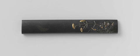 Sword knife hilt, Iwamoto Konkan, 1500 - 1900 Canvas Print