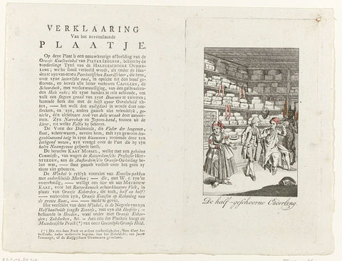 Cartoon on de Orangegezinde elder Pieter Joosten, 1784, anonymous, 1784 Canvas Print