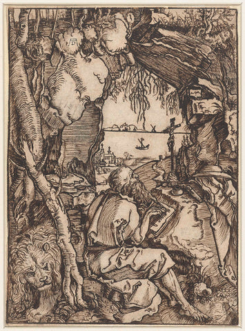 H. Hieronymus, Albrecht Dürer, 1512 - 1600 Canvas Print