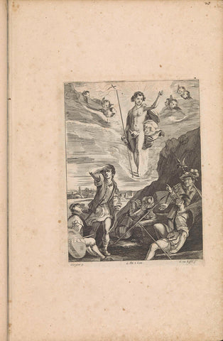 Resurrection of Christ, Theodorus van Kessel, 1660 Canvas Print