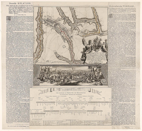 Battle of Ramillies, 1706, Jan van Vianen, 1706 Canvas Print