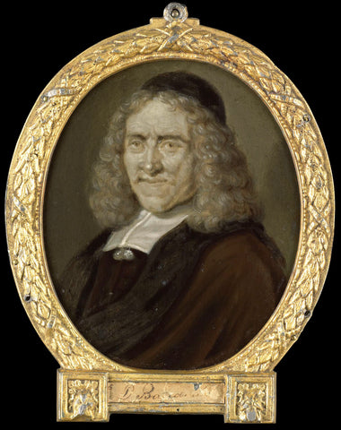 Portrait of Willem Jacobsz van Heemskerck, Poet and Engraver on Glass, Arnoud van Halen, 1700 - 1732 Canvas Print