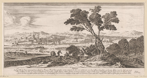 View of Fréjus, Israel Silvestre, 1631 - 1691 Canvas Print