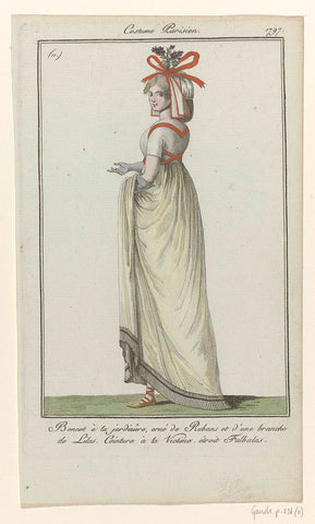 Journal des Dames et des Modes: Ladies' Fashion, anonymous, 1797 Canvas Print