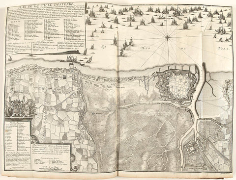 Siege of Ostend, 1706, Jacobus Harrewijn, 1707 Canvas Print