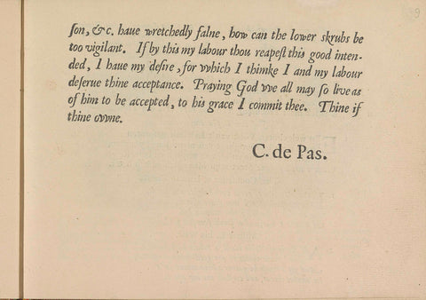 English preface, page 2, Crispijn van de Passe (II), 1641 Canvas Print