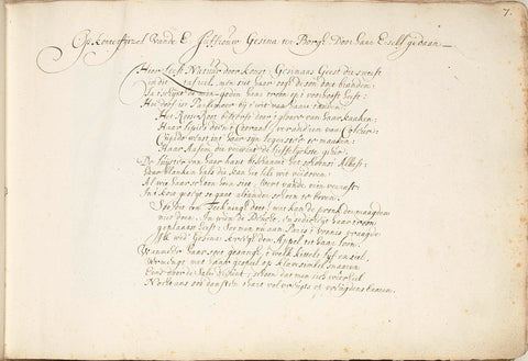 Poem about portrait of Gesina ter Borch (part one), Henrik Jordis, 1660 Canvas Print