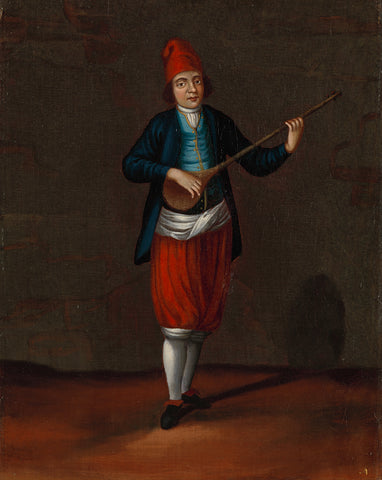 Man from the Island of Sérifos, Jean Baptiste Vanmour (workshop of), 1700 - 1737 Canvas Print