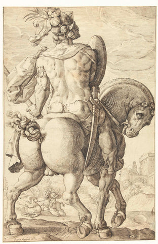 Titus Manlius, Lucas of Haelwech, 1602 Canvas Print