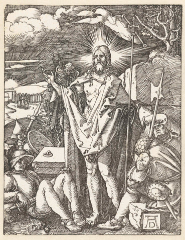 Resurrection, Albrecht Dürer, 1510 Canvas Print