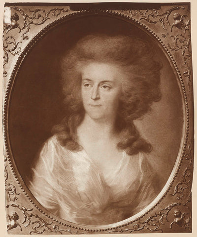 Portrait of Wilhelmina of Prussia, anonymous, 1850 - 1930 Canvas Print