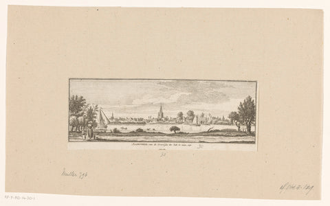 View of Jaarsveld, 1750, Hendrik Spilman, 1757 - 1792 Canvas Print