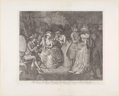 Princess of Orange captured at Goejanverwellesluis, 1787, anonymous, 1787 Canvas Print