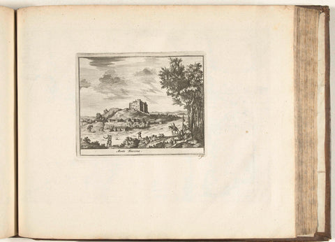 View of Montefiascone, 1726, anonymous, 1726 Canvas Print