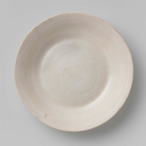 Saucer dish with two incised fish, anonymous, c. 960 - c. 1279 Canvas Print