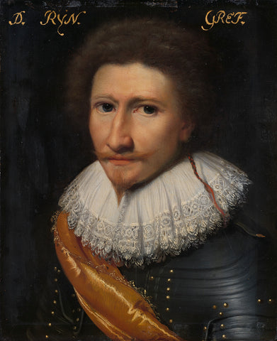 Portrait of Johann Conrad von Salm, Waldgrave and Rhinegrave van Dhaun, Jan Antonisz van Ravesteyn (workshop of), c. 1622 - before 1625 Canvas Print