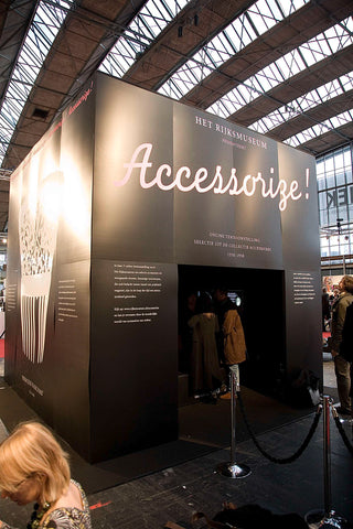 Entrance to the Rijksmuseum stand, 2008 Canvas Print