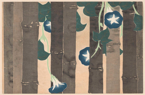 Blue wind, Kamisaka Sekka, 1909 Canvas Print